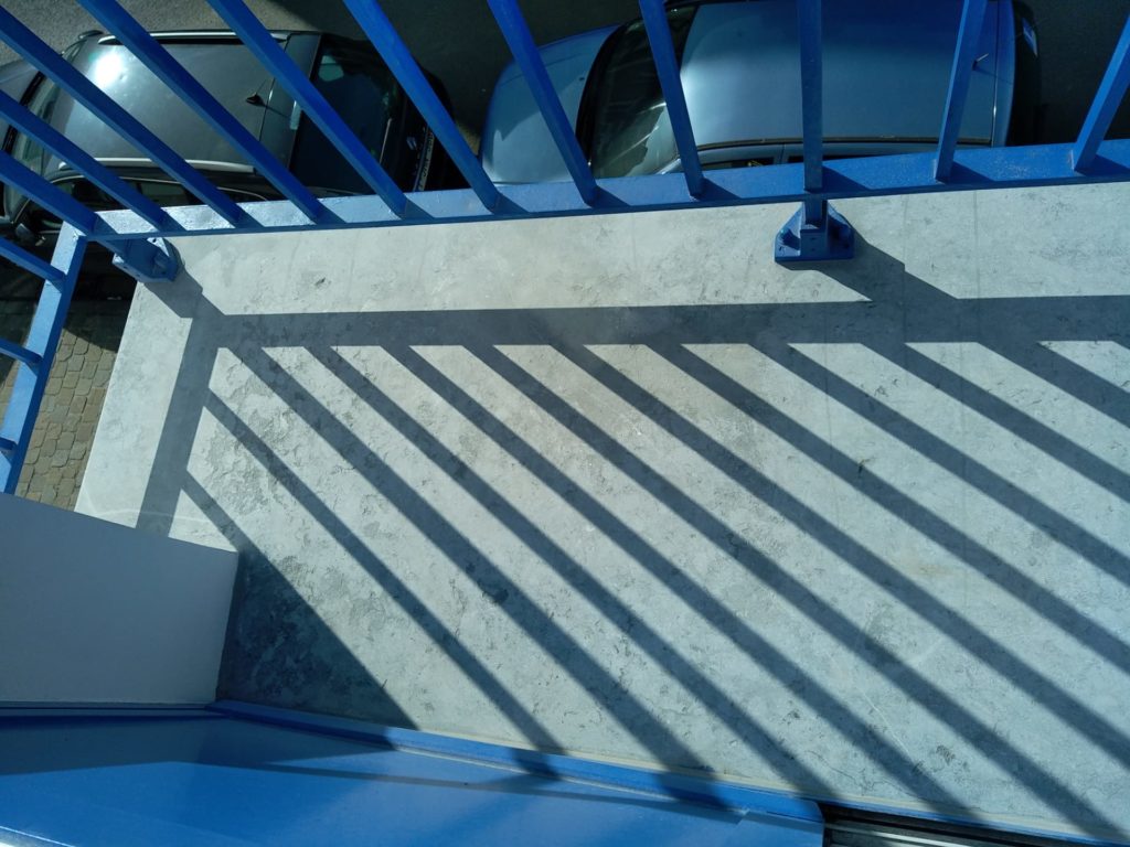 Reparation balcon pierre bleue