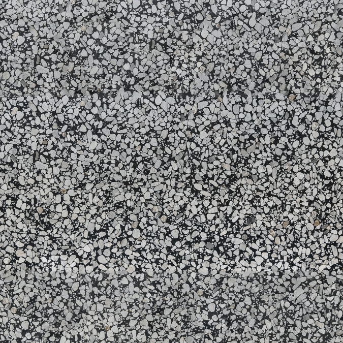 Terrazzo White Carrara Pebble