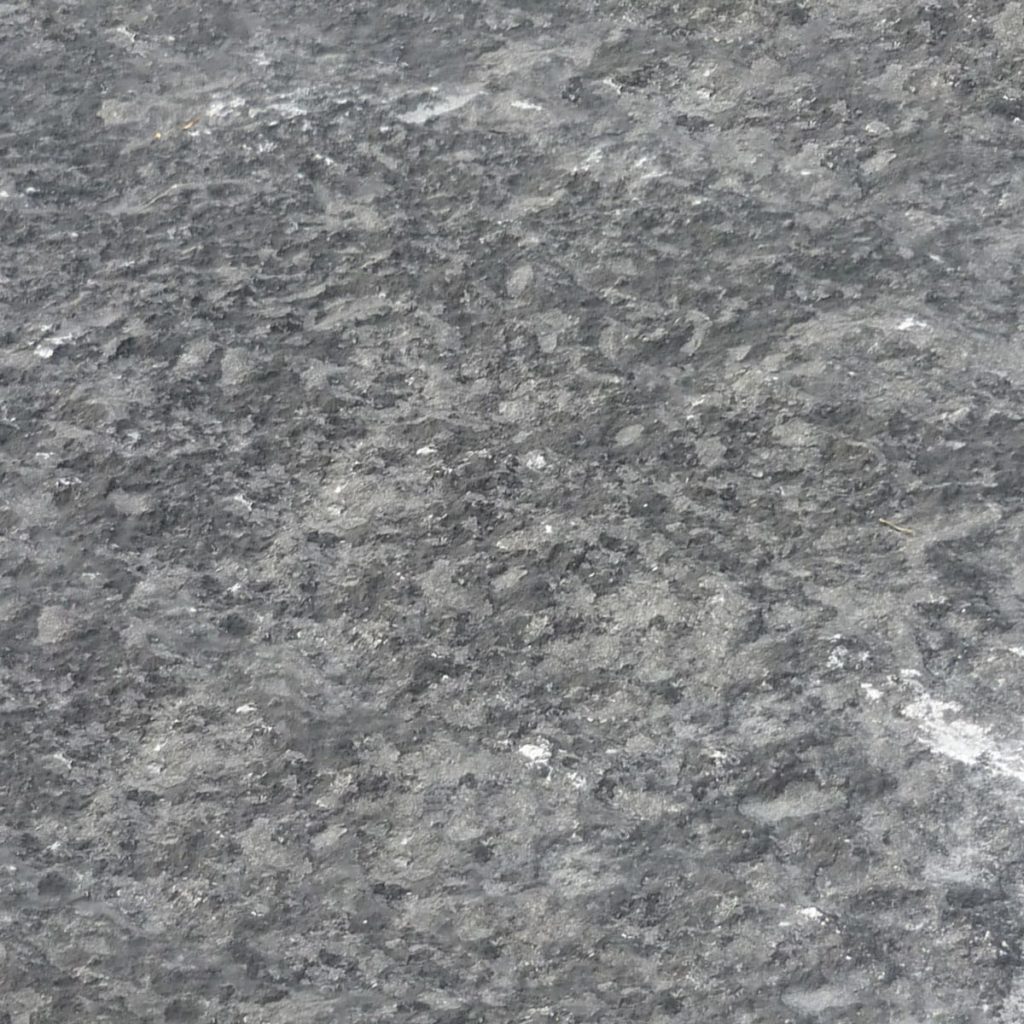 Belgian blue stone with crusted surface